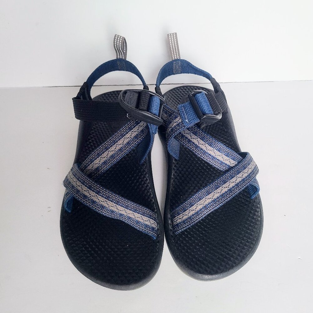 Chaco Black/Blue Hiking Outdoor Sandals Kids Juniors Size 2
